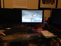 two pci-e card displays and 1 pci card display - x1000 boot screen freezes when progress bar reaches end. 9250 pci card never displays anything during boot up.