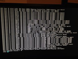 output of show pci command in cfe showing the three gfx cards.