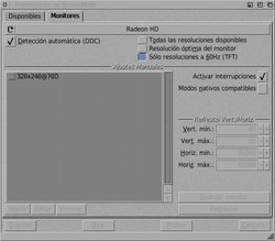 ScrenMode: resolutions list