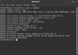 glxinfo