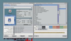 Fornt prefs with selection window