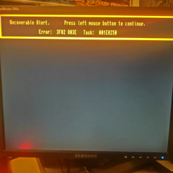Recoverable Alert Error