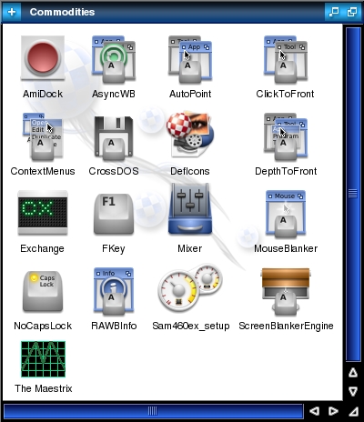 Mixer drawer with contents in Commodities