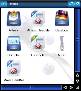 The main Mixer and the contents in Commodities